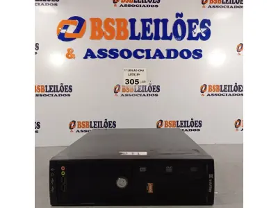 LOTE 305 - 01 CPU ITAUTEC INFOWAY SM 3330, PROCESSADOR PHENON X2, HD 500GB E MEMÓRIA 2GB DDR3. (NO ESTADO, LEILÃO NÃO TEM GARANTIA E NEM DEVOLUÇÃO, SUJEITO A POSSÍVEIS AVARIAS VISÍVEIS/OCULTAS E/OU AUSÊNCIA DE COMPONENTES).