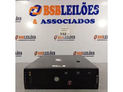 LOTE 332 - 01 CPU ITAUTEC INFOWAY SM 3330, PROCESSADOR PHENON X2, HD 500GB E MEMÓRIA 2GB DDR3. (NO ESTADO, LEILÃO NÃO TEM GARANTIA E NEM DEVOLUÇÃO, SUJEITO A POSSÍVEIS AVARIAS VISÍVEIS/OCULTAS E/OU AUSÊNCIA DE COMPONENTES).