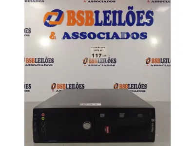 LOTE 117 - 01 CPU ITAUTEC INFOWAY SM 3330, PROCESSADOR PHENON X2, HD 500GB, MEMÓRIA 2GB DDR3. (NO ESTADO, LEILÃO NÃO TEM GARANTIA E NEM DEVOLUÇÃO, SUJEITO A POSSÍVEIS AVARIAS VISÍVEIS/OCULTAS E/OU AUSÊNCIA DE COMPONENTES).