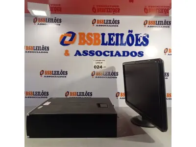 LOTE 024 - 01 CPU HP COMPAQ 6005, PROCESSADOR PHENON X2, HD 250GB, SEM MEMÓRIA E 01 MONITOR COMPAQ MODELO WJ674A.  (NO ESTADO, LEILÃO NÃO TEM GARANTIA E NEM DEVOLUÇÃO, SUJEITO A POSSÍVEIS AVARIAS VISÍVEIS/OCULTAS E/OU AUSÊNCIA DE COMPONENTES).