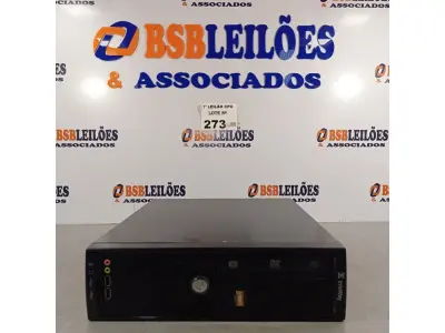 LOTE 273 - 01 CPU ITAUTEC INFOWAY SM 3330, PROCESSADOR PHENON X2, HD 500GB E MEMÓRIA 2GB DDR3. (NO ESTADO, LEILÃO NÃO TEM GARANTIA E NEM DEVOLUÇÃO, SUJEITO A POSSÍVEIS AVARIAS VISÍVEIS/OCULTAS E/OU AUSÊNCIA DE COMPONENTES).