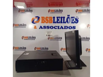 LOTE 130 - 01 CPU HP COMPAQ 6005, PROCESSADOR PHENON X2, 250 GB HD, SEM MEMÓRIA E 01 MONITOR MARCA HP MODELO LE 1851W. (NO ESTADO, LEILÃO NÃO TEM GARANTIA E NEM DEVOLUÇÃO, SUJEITO A POSSÍVEIS AVARIAS VISÍVEIS/OCULTAS E/OU AUSÊNCIA DE COMPONENTES).