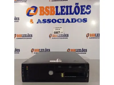 LOTE 087 - 01 CPU ITAUTEC INFOWAY SM 3330, PROCESSADOR PHENON X2, HD 500GB, MEMÓRIA 2GB DDR3. (NO ESTADO, LEILÃO NÃO TEM GARANTIA E NEM DEVOLUÇÃO, SUJEITO A POSSÍVEIS AVARIAS VISÍVEIS/OCULTAS E/OU AUSÊNCIA DE COMPONENTES).