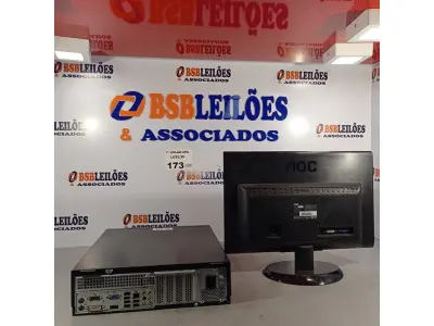 LOTE 173 - 01 CPU ITAUTEC INFOWAY SM 3330, PROCESSADOR PHENON X2, HD 500GB, MEMÓRIA 2GB DDR3 E 01 MONITOR AOC MODELO E 950S WDA. (NO ESTADO, LEILÃO NÃO TEM GARANTIA E NEM DEVOLUÇÃO, SUJEITO A POSSÍVEIS AVARIAS VISÍVEIS/OCULTAS E/OU AUSÊNCIA DE COMPONENTES).