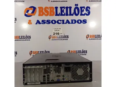 LOTE 216 - 01 CPU HP COMPAQ 6005, PROCESSADOR PHENON X2, HD 250 E MEMORIA 2GB. (NO ESTADO, LEILÃO NÃO TEM GARANTIA E NEM DEVOLUÇÃO, SUJEITO A POSSÍVEIS AVARIAS VISÍVEIS/OCULTAS E/OU AUSÊNCIA DE COMPONENTES).