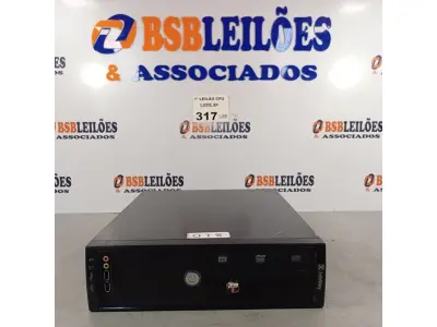 LOTE 317 - 01 CPU ITAUTEC INFOWAY SM 3330, PROCESSADOR PHENON X2, HD 500GB E MEMÓRIA 2GB DDR3. (NO ESTADO, LEILÃO NÃO TEM GARANTIA E NEM DEVOLUÇÃO, SUJEITO A POSSÍVEIS AVARIAS VISÍVEIS/OCULTAS E/OU AUSÊNCIA DE COMPONENTES).
