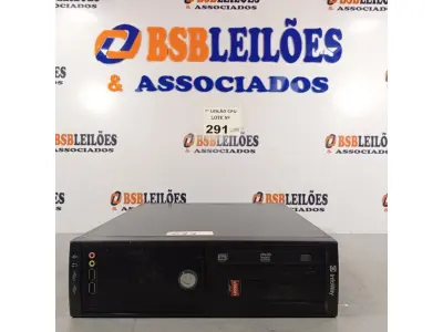 LOTE 291 - 01 CPU ITAUTEC INFOWAY SM 3330, PROCESSADOR PHENON X2, HD 500GB E MEMÓRIA 2GB DDR3. (NO ESTADO, LEILÃO NÃO TEM GARANTIA E NEM DEVOLUÇÃO, SUJEITO A POSSÍVEIS AVARIAS VISÍVEIS/OCULTAS E/OU AUSÊNCIA DE COMPONENTES).