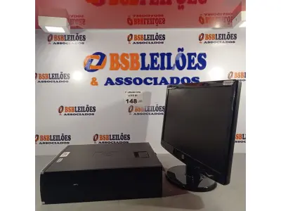 LOTE 148 - 01 CPU HP COMPAQ 6005, PROCESSADOR PHENON X2, MEMÓRIA 2GB, HD 250 GB E 01 MONITOR HP MODELO W2043S. (NO ESTADO, LEILÃO NÃO TEM GARANTIA E NEM DEVOLUÇÃO, SUJEITO A POSSÍVEIS AVARIAS VISÍVEIS/OCULTAS E/OU AUSÊNCIA DE COMPONENTES).