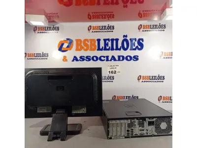 LOTE 162 - 01 CPU HP COMPAQ 6005, PROCESSADOR PHENON X2, HD 250GB, MEMORIA 2GB E 01 MONITOR HP MODELO LE 1851W. (NO ESTADO, LEILÃO NÃO TEM GARANTIA E NEM DEVOLUÇÃO, SUJEITO A POSSÍVEIS AVARIAS VISÍVEIS/OCULTAS E/OU AUSÊNCIA DE COMPONENTES).