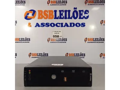 LOTE 058 - 01 CPU ITAUTEC INFOWAY SM 3330, PROCESSADOR PHENON X2, HD 500GB, MEMÓRIA 2GB DDR3. (NO ESTADO, LEILÃO NÃO TEM GARANTIA E NEM DEVOLUÇÃO, SUJEITO A POSSÍVEIS AVARIAS VISÍVEIS/OCULTAS E/OU AUSÊNCIA DE COMPONENTES).