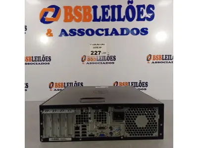 LOTE 227 - 01 CPU HP COMPAQ 6005, PROCESSADOR PHENON X2, HD 250 E MEMORIA 2GB. (NO ESTADO, LEILÃO NÃO TEM GARANTIA E NEM DEVOLUÇÃO, SUJEITO A POSSÍVEIS AVARIAS VISÍVEIS/OCULTAS E/OU AUSÊNCIA DE COMPONENTES).