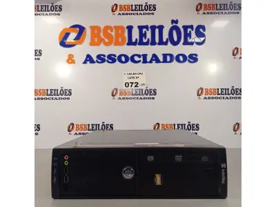 LOTE 072 - 01 CPU ITAUTEC INFOWAY SM 3330, PROCESSADOR PHENON X2, HD 500GB, MEMÓRIA 2GB DDR3. (NO ESTADO, LEILÃO NÃO TEM GARANTIA E NEM DEVOLUÇÃO, SUJEITO A POSSÍVEIS AVARIAS VISÍVEIS/OCULTAS E/OU AUSÊNCIA DE COMPONENTES).