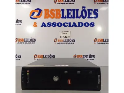 LOTE 054 - 01 CPU ITAUTEC INFOWAY SM 3330, PROCESSADOR PHENON X2, HD 500GB, MEMÓRIA 2GB DDR3. (NO ESTADO, LEILÃO NÃO TEM GARANTIA E NEM DEVOLUÇÃO, SUJEITO A POSSÍVEIS AVARIAS VISÍVEIS/OCULTAS E/OU AUSÊNCIA DE COMPONENTES).