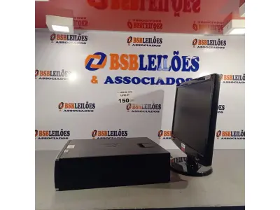 LOTE 150 - 01 CPU HP COMPAQ 6005, PROCESSADOR PHENON X2, MEMÓRIA 2GB, HD 250 GB E 01 MONITOR HP MODELO W2043S. (NO ESTADO, LEILÃO NÃO TEM GARANTIA E NEM DEVOLUÇÃO, SUJEITO A POSSÍVEIS AVARIAS VISÍVEIS/OCULTAS E/OU AUSÊNCIA DE COMPONENTES).