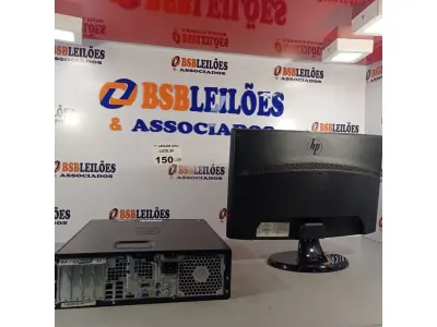 LOTE 150 - 01 CPU HP COMPAQ 6005, PROCESSADOR PHENON X2, MEMÓRIA 2GB, HD 250 GB E 01 MONITOR HP MODELO W2043S. (NO ESTADO, LEILÃO NÃO TEM GARANTIA E NEM DEVOLUÇÃO, SUJEITO A POSSÍVEIS AVARIAS VISÍVEIS/OCULTAS E/OU AUSÊNCIA DE COMPONENTES).