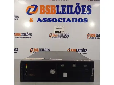 LOTE 068 - 01 CPU ITAUTEC INFOWAY SM 3330, PROCESSADOR PHENON X2, HD 500GB, MEMÓRIA 2GB DDR3. (NO ESTADO, LEILÃO NÃO TEM GARANTIA E NEM DEVOLUÇÃO, SUJEITO A POSSÍVEIS AVARIAS VISÍVEIS/OCULTAS E/OU AUSÊNCIA DE COMPONENTES).