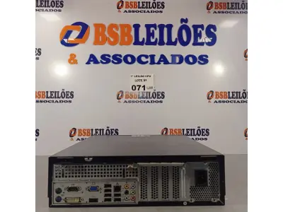 LOTE 071 - 01 CPU ITAUTEC INFOWAY SM 3330, PROCESSADOR PHENON X2, HD 500GB, MEMÓRIA 2GB DDR3. (NO ESTADO, LEILÃO NÃO TEM GARANTIA E NEM DEVOLUÇÃO, SUJEITO A POSSÍVEIS AVARIAS VISÍVEIS/OCULTAS E/OU AUSÊNCIA DE COMPONENTES).