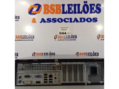 LOTE 044 - 01 CPU ITAUTEC INFOWAY SM 3330, PROCESSADOR PHENON X2, HD 500GB, MEMÓRIA 2GB DDR3. (NO ESTADO, LEILÃO NÃO TEM GARANTIA E NEM DEVOLUÇÃO, SUJEITO A POSSÍVEIS AVARIAS VISÍVEIS/OCULTAS E/OU AUSÊNCIA DE COMPONENTES).