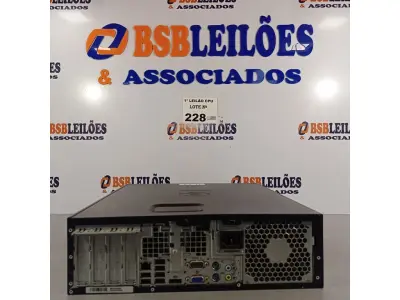 LOTE 228 - 01 CPU HP COMPAQ 6005, PROCESSADOR PHENON X2, HD 250 E MEMORIA 2GB. (NO ESTADO, LEILÃO NÃO TEM GARANTIA E NEM DEVOLUÇÃO, SUJEITO A POSSÍVEIS AVARIAS VISÍVEIS/OCULTAS E/OU AUSÊNCIA DE COMPONENTES).
