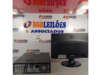 LOTE 143 - 01 CPU HP COMPAQ 6005, PROCESSADOR PHENON X2, MEMÓRIA 2GB, HD 160 GB E 01 MONITOR HP MODELO W2043S. (NO ESTADO, LEILÃO NÃO TEM GARANTIA E NEM DEVOLUÇÃO, SUJEITO A POSSÍVEIS AVARIAS VISÍVEIS/OCULTAS E/OU AUSÊNCIA DE COMPONENTES).