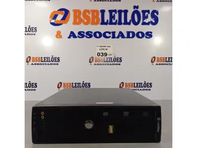 LOTE 039 - 01 CPU ITAUTEC INFOWAY SM 3330, PROCESSADOR PHENON X2, HD 500GB, MEMÓRIA 2GB DDR3. (NO ESTADO, LEILÃO NÃO TEM GARANTIA E NEM DEVOLUÇÃO, SUJEITO A POSSÍVEIS AVARIAS VISÍVEIS/OCULTAS E/OU AUSÊNCIA DE COMPONENTES).