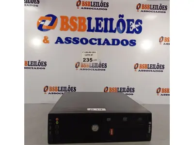 LOTE 235 - 01 CPU ITAUTEC INFOWAY SM 3330, PROCESSADOR PHENON X2, HD 500GB E MEMÓRIA 2GB DDR3. (NO ESTADO, LEILÃO NÃO TEM GARANTIA E NEM DEVOLUÇÃO, SUJEITO A POSSÍVEIS AVARIAS VISÍVEIS/OCULTAS E/OU AUSÊNCIA DE COMPONENTES).