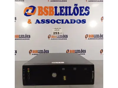 LOTE 253 - 01 CPU ITAUTEC INFOWAY SM 3330, PROCESSADOR PHENON X2, HD 500GB E MEMÓRIA 2GB DDR3. (NO ESTADO, LEILÃO NÃO TEM GARANTIA E NEM DEVOLUÇÃO, SUJEITO A POSSÍVEIS AVARIAS VISÍVEIS/OCULTAS E/OU AUSÊNCIA DE COMPONENTES).