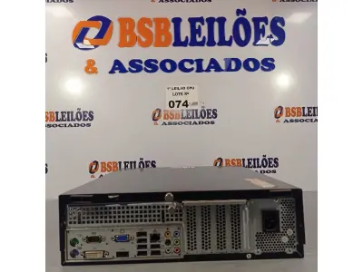 LOTE 074 - 01 CPU ITAUTEC INFOWAY SM 3330, PROCESSADOR PHENON X2, HD 500GB, MEMÓRIA 2GB DDR3. (NO ESTADO, LEILÃO NÃO TEM GARANTIA E NEM DEVOLUÇÃO, SUJEITO A POSSÍVEIS AVARIAS VISÍVEIS/OCULTAS E/OU AUSÊNCIA DE COMPONENTES).
