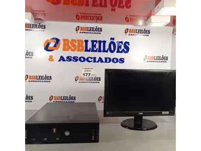 LOTE 177 - 01 CPU ITAUTEC INFOWAY SM 3330, PROCESSADOR PHENON X2, HD 500GB, MEMÓRIA 2GB DDR3 E 01 MONITOR AOC MODELO E 950S WDA. (NO ESTADO, LEILÃO NÃO TEM GARANTIA E NEM DEVOLUÇÃO, SUJEITO A POSSÍVEIS AVARIAS VISÍVEIS/OCULTAS E/OU AUSÊNCIA DE COMPONENTES).