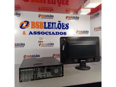 LOTE 204 - 01 CPU HP COMPAQ 6005, PROCESSADOR PHENON X2, HD 250 GB, MEMÓRIA 2GB E 01 MONITOR COMPAQ MODELO WJ 674 A. (NO ESTADO, LEILÃO NÃO TEM GARANTIA E NEM DEVOLUÇÃO, SUJEITO A POSSÍVEIS AVARIAS VISÍVEIS/OCULTAS E/OU AUSÊNCIA DE COMPONENTES).