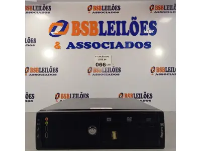 LOTE 066 - 01 CPU ITAUTEC INFOWAY SM 3330, PROCESSADOR PHENON X2, HD 500GB, MEMÓRIA 2GB DDR3. (NO ESTADO, LEILÃO NÃO TEM GARANTIA E NEM DEVOLUÇÃO, SUJEITO A POSSÍVEIS AVARIAS VISÍVEIS/OCULTAS E/OU AUSÊNCIA DE COMPONENTES).