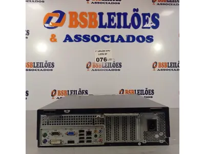 LOTE 076 - 01 CPU ITAUTEC INFOWAY SM 3330, PROCESSADOR PHENON X2, HD 500GB, MEMÓRIA 2GB DDR3. (NO ESTADO, LEILÃO NÃO TEM GARANTIA E NEM DEVOLUÇÃO, SUJEITO A POSSÍVEIS AVARIAS VISÍVEIS/OCULTAS E/OU AUSÊNCIA DE COMPONENTES).