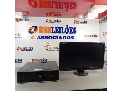 LOTE 200 - 01 CPU HP COMPAQ 6005, PROCESSADOR PHENON X2, HD 250, MEMÓRIA 2GB E 01 MONITOR COMPAQ MODELO WJ 674 A. (NO ESTADO, LEILÃO NÃO TEM GARANTIA E NEM DEVOLUÇÃO, SUJEITO A POSSÍVEIS AVARIAS VISÍVEIS/OCULTAS E/OU AUSÊNCIA DE COMPONENTES).