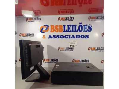 LOTE 118 - 01 CPU HP COMPAQ 6005, PROCESSADOR PHENON X2, 250 GB HD, SEM MEMÓRIA E 01 MONITOR MARCA MODELO LE 1851W. (NO ESTADO, LEILÃO NÃO TEM GARANTIA E NEM DEVOLUÇÃO, SUJEITO A POSSÍVEIS AVARIAS VISÍVEIS/OCULTAS E/OU AUSÊNCIA DE COMPONENTES).