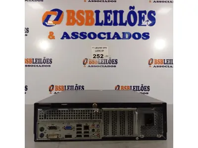 LOTE 252 - 01 CPU ITAUTEC INFOWAY SM 3330, PROCESSADOR PHENON X2, HD 500GB E MEMÓRIA 2GB DDR3. (NO ESTADO, LEILÃO NÃO TEM GARANTIA E NEM DEVOLUÇÃO, SUJEITO A POSSÍVEIS AVARIAS VISÍVEIS/OCULTAS E/OU AUSÊNCIA DE COMPONENTES).