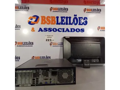 LOTE 223 - 01 CPU HP COMPAQ 6005, PROCESSADOR PHENON X2, HD 1 TB E MEMORIA 2GB E 01 MONITOR COMPAQ MODELO WJ 674 A SEM A BASE. (NO ESTADO, LEILÃO NÃO TEM GARANTIA E NEM DEVOLUÇÃO, SUJEITO A POSSÍVEIS AVARIAS VISÍVEIS/OCULTAS E/OU AUSÊNCIA DE COMPONENTES).