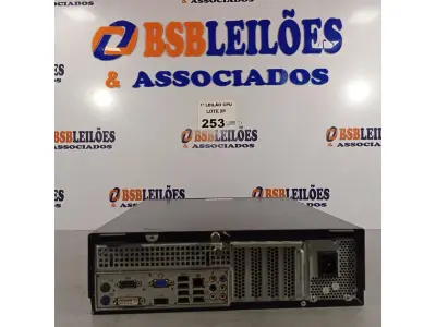LOTE 253 - 01 CPU ITAUTEC INFOWAY SM 3330, PROCESSADOR PHENON X2, HD 500GB E MEMÓRIA 2GB DDR3. (NO ESTADO, LEILÃO NÃO TEM GARANTIA E NEM DEVOLUÇÃO, SUJEITO A POSSÍVEIS AVARIAS VISÍVEIS/OCULTAS E/OU AUSÊNCIA DE COMPONENTES).