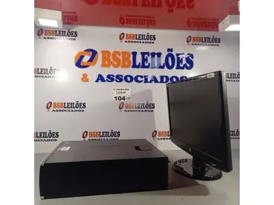LOTE 104 - 01 CPU COMPAQ 6005, PROCESSADOR PHENON X2, 1TB HD, SEM MEMÓRIA E 01 MONITOR MARCA HP MODELO W2043S-PF. (NO ESTADO, LEILÃO NÃO TEM GARANTIA E NEM DEVOLUÇÃO, SUJEITO A POSSÍVEIS AVARIAS VISÍVEIS/OCULTAS E/OU AUSÊNCIA DE COMPONENTES).
