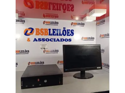 LOTE 176 - 01 CPU ITAUTEC INFOWAY SM 3330, PROCESSADOR PHENON X2, HD 500GB, MEMÓRIA 2GB DDR3 E 01 MONITOR AOC MODELO E 950S WDA. (NO ESTADO, LEILÃO NÃO TEM GARANTIA E NEM DEVOLUÇÃO, SUJEITO A POSSÍVEIS AVARIAS VISÍVEIS/OCULTAS E/OU AUSÊNCIA DE COMPONENTES).