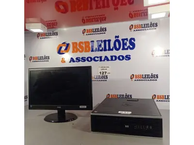 LOTE 127 - 01 CPU HP COMPAQ 6005, PROCESSADOR PHENON X2, 250 GB HD, SEM MEMÓRIA E 01 MONITOR MARCA AOC MODELO E 950S WDA. (NO ESTADO, LEILÃO NÃO TEM GARANTIA E NEM DEVOLUÇÃO, SUJEITO A POSSÍVEIS AVARIAS VISÍVEIS/OCULTAS E/OU AUSÊNCIA DE COMPONENTES).