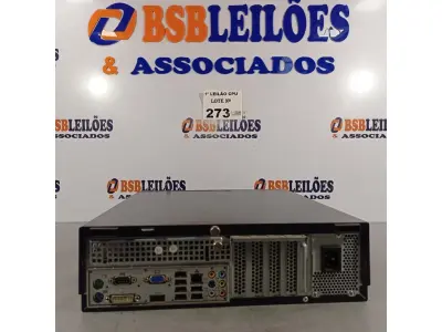 LOTE 273 - 01 CPU ITAUTEC INFOWAY SM 3330, PROCESSADOR PHENON X2, HD 500GB E MEMÓRIA 2GB DDR3. (NO ESTADO, LEILÃO NÃO TEM GARANTIA E NEM DEVOLUÇÃO, SUJEITO A POSSÍVEIS AVARIAS VISÍVEIS/OCULTAS E/OU AUSÊNCIA DE COMPONENTES).