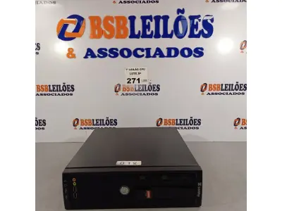 LOTE 271 - 01 CPU ITAUTEC INFOWAY SM 3330, PROCESSADOR PHENON X2, HD 500GB E MEMÓRIA 2GB DDR3. (NO ESTADO, LEILÃO NÃO TEM GARANTIA E NEM DEVOLUÇÃO, SUJEITO A POSSÍVEIS AVARIAS VISÍVEIS/OCULTAS E/OU AUSÊNCIA DE COMPONENTES).