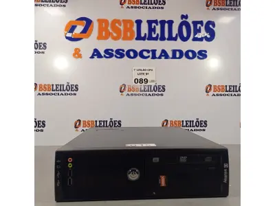 LOTE 089 - 01 CPU ITAUTEC INFOWAY SM 3330, PROCESSADOR PHENON X2, HD 500GB, MEMÓRIA 2GB DDR3. (NO ESTADO, LEILÃO NÃO TEM GARANTIA E NEM DEVOLUÇÃO, SUJEITO A POSSÍVEIS AVARIAS VISÍVEIS/OCULTAS E/OU AUSÊNCIA DE COMPONENTES).