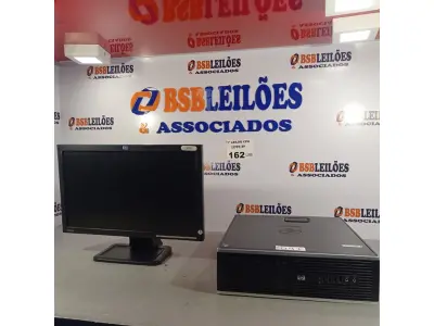 LOTE 162 - 01 CPU HP COMPAQ 6005, PROCESSADOR PHENON X2, HD 250GB, MEMORIA 2GB E 01 MONITOR HP MODELO LE 1851W. (NO ESTADO, LEILÃO NÃO TEM GARANTIA E NEM DEVOLUÇÃO, SUJEITO A POSSÍVEIS AVARIAS VISÍVEIS/OCULTAS E/OU AUSÊNCIA DE COMPONENTES).
