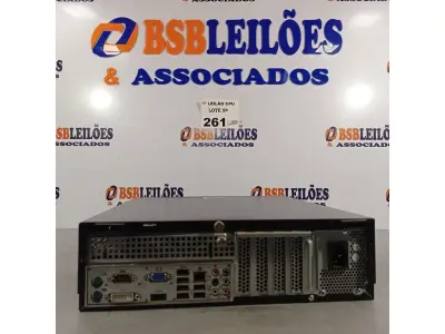 LOTE 261 - 01 CPU ITAUTEC INFOWAY SM 3330, PROCESSADOR PHENON X2, HD 500GB E MEMÓRIA 2GB DDR3. (NO ESTADO, LEILÃO NÃO TEM GARANTIA E NEM DEVOLUÇÃO, SUJEITO A POSSÍVEIS AVARIAS VISÍVEIS/OCULTAS E/OU AUSÊNCIA DE COMPONENTES).
