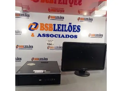 LOTE 164 - 01 CPU HP COMPAQ 6005, PROCESSADOR PHENON X2, HD 250GB, MEMORIA 2GB E 01 MONITOR HP MODELO XJ 310A. (NO ESTADO, LEILÃO NÃO TEM GARANTIA E NEM DEVOLUÇÃO, SUJEITO A POSSÍVEIS AVARIAS VISÍVEIS/OCULTAS E/OU AUSÊNCIA DE COMPONENTES).
