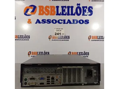 LOTE 241 - 01 CPU ITAUTEC INFOWAY SM 3330, PROCESSADOR PHENON X2, HD 500GB E MEMÓRIA 2GB DDR3. (NO ESTADO, LEILÃO NÃO TEM GARANTIA E NEM DEVOLUÇÃO, SUJEITO A POSSÍVEIS AVARIAS VISÍVEIS/OCULTAS E/OU AUSÊNCIA DE COMPONENTES).