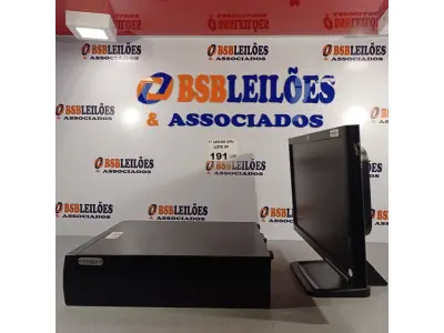 LOTE 191 - 01 CPU ITAUTEC INFOWAY SM 3330, PROCESSADOR PHENON X2, HD 500GB, MEMÓRIA 2GB DDR3 E 01 MONITOR HP MODELO LE 1851W. (NO ESTADO, LEILÃO NÃO TEM GARANTIA E NEM DEVOLUÇÃO, SUJEITO A POSSÍVEIS AVARIAS VISÍVEIS/OCULTAS E/OU AUSÊNCIA DE COMPONENTES).