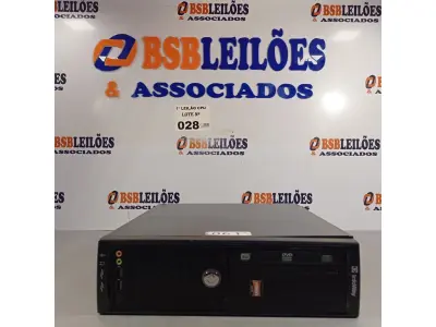 LOTE 028 - 01 CPU ITAUTEC INFOWAY SM 3330, PROCESSADOR PHENON X2, HD 500GB, MEMÓRIA 2GB DDR3. (NO ESTADO, LEILÃO NÃO TEM GARANTIA E NEM DEVOLUÇÃO, SUJEITO A POSSÍVEIS AVARIAS VISÍVEIS/OCULTAS E/OU AUSÊNCIA DE COMPONENTES).