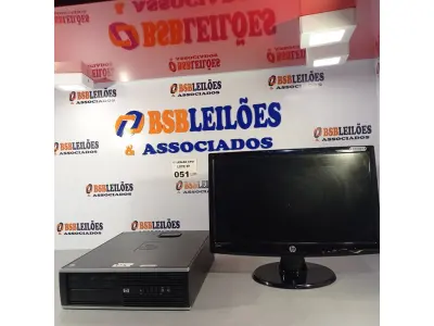 LOTE 051 - 01 CPU HP COMPAQ 6005, PROCESSADOR PHENON X2, HD 250GB, MEMORIA 2GB E 01 MONITOR HP MODELO W2043S-PF. (NO ESTADO, LEILÃO NÃO TEM GARANTIA E NEM DEVOLUÇÃO, SUJEITO A POSSÍVEIS AVARIAS VISÍVEIS/OCULTAS E/OU AUSÊNCIA DE COMPONENTES).